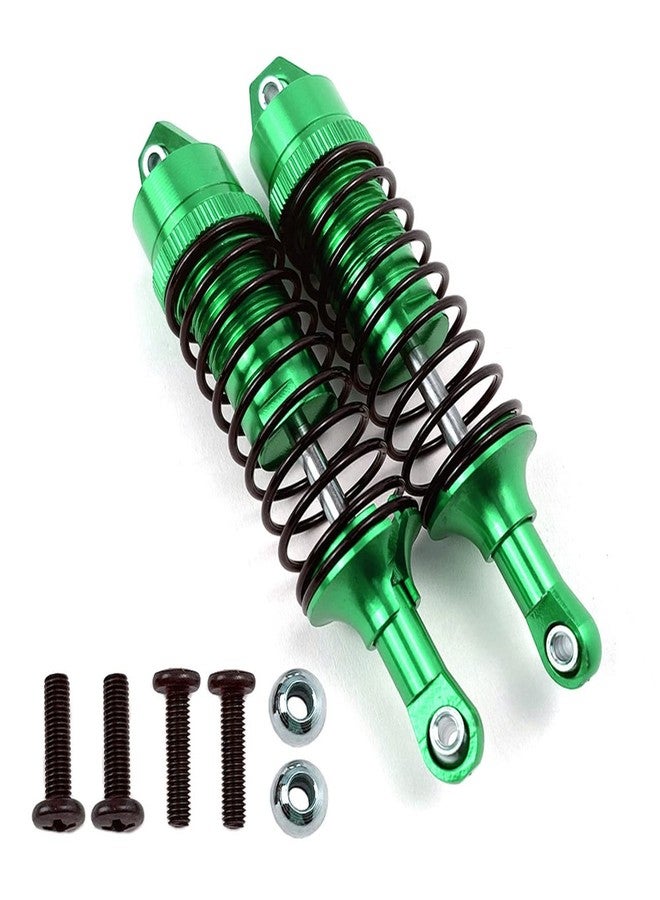 UURCSKY Aluminum Front&Rear Shocks Absorber Assembled for 1/10 Slash 4x4 4WD 2WD Rustler VXL Stampede RC Car Upgrade Part 4PCS/set (Green) - Image 4
